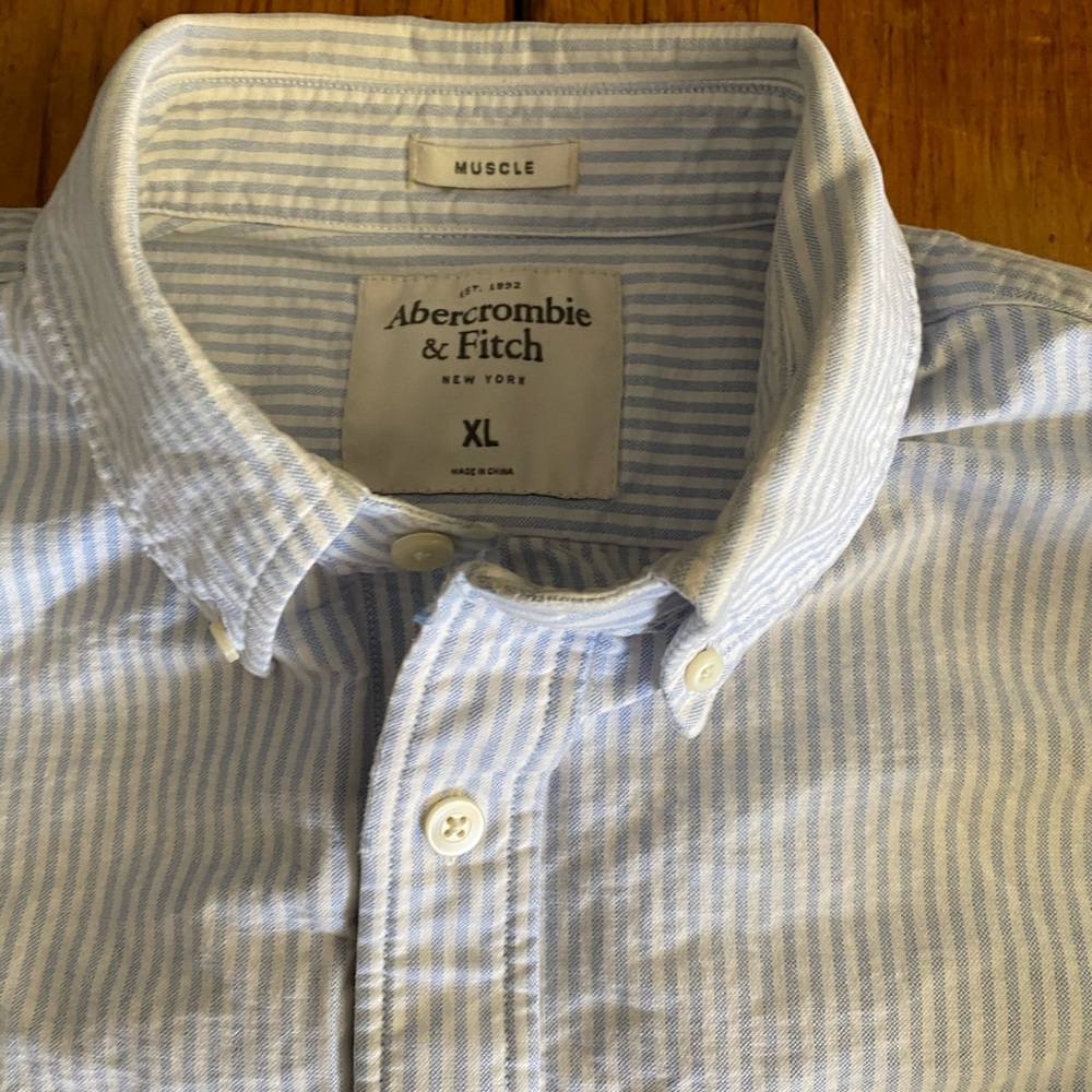 A&F long sleeve button down